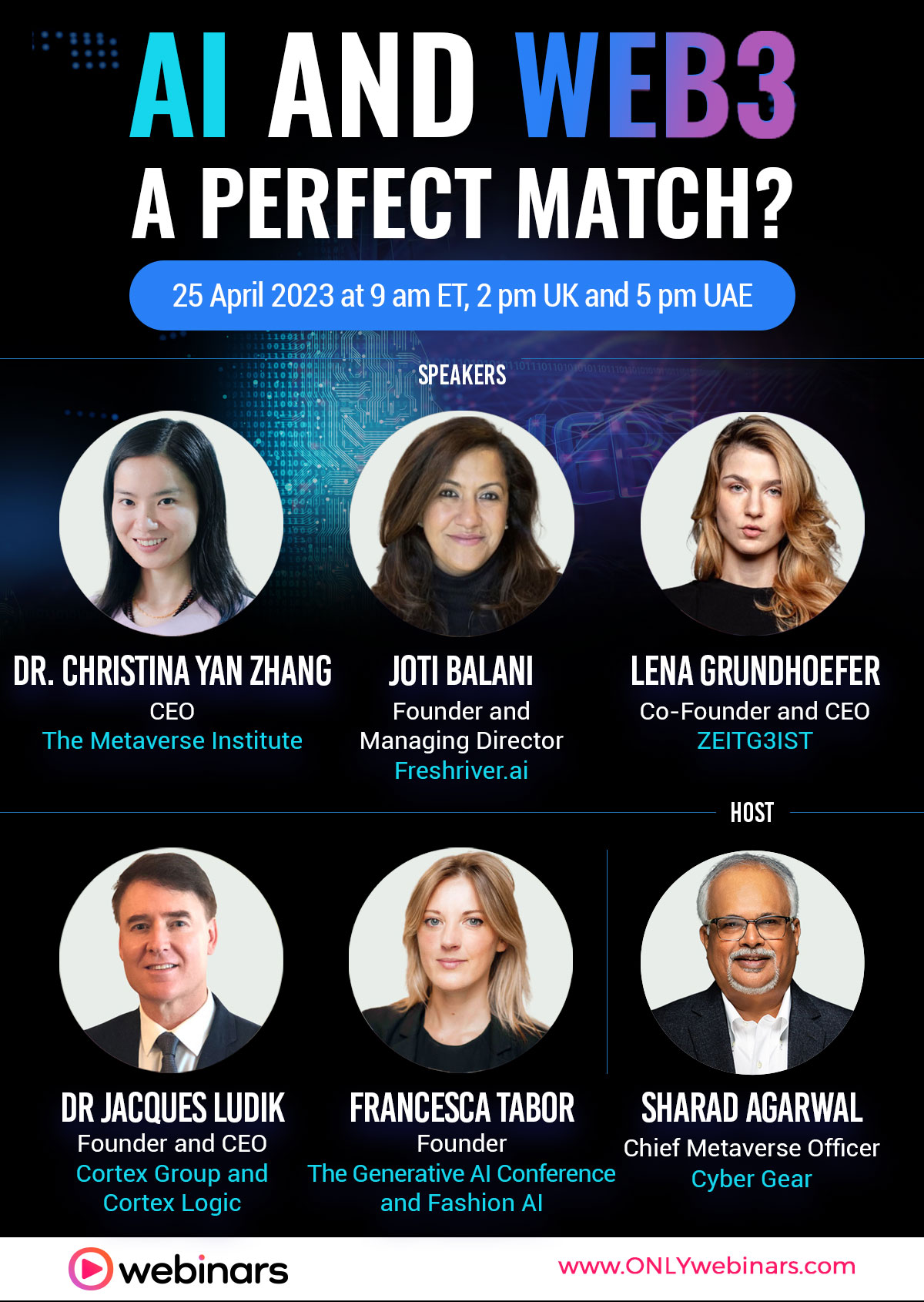 Image for ONLYwebinars.com To Host Webinar Entitled – AI And Web3: A Perfect Match?